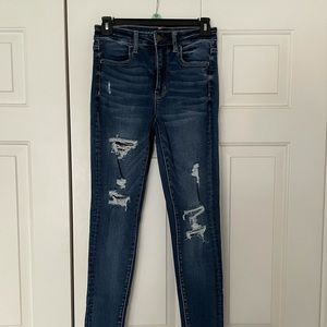 AMERICAN EAGLE SUPER HIGH RISE JEGGING 2 REGULAR